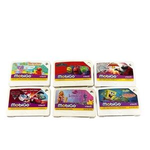 6 Vtech MobiGo Learning Games